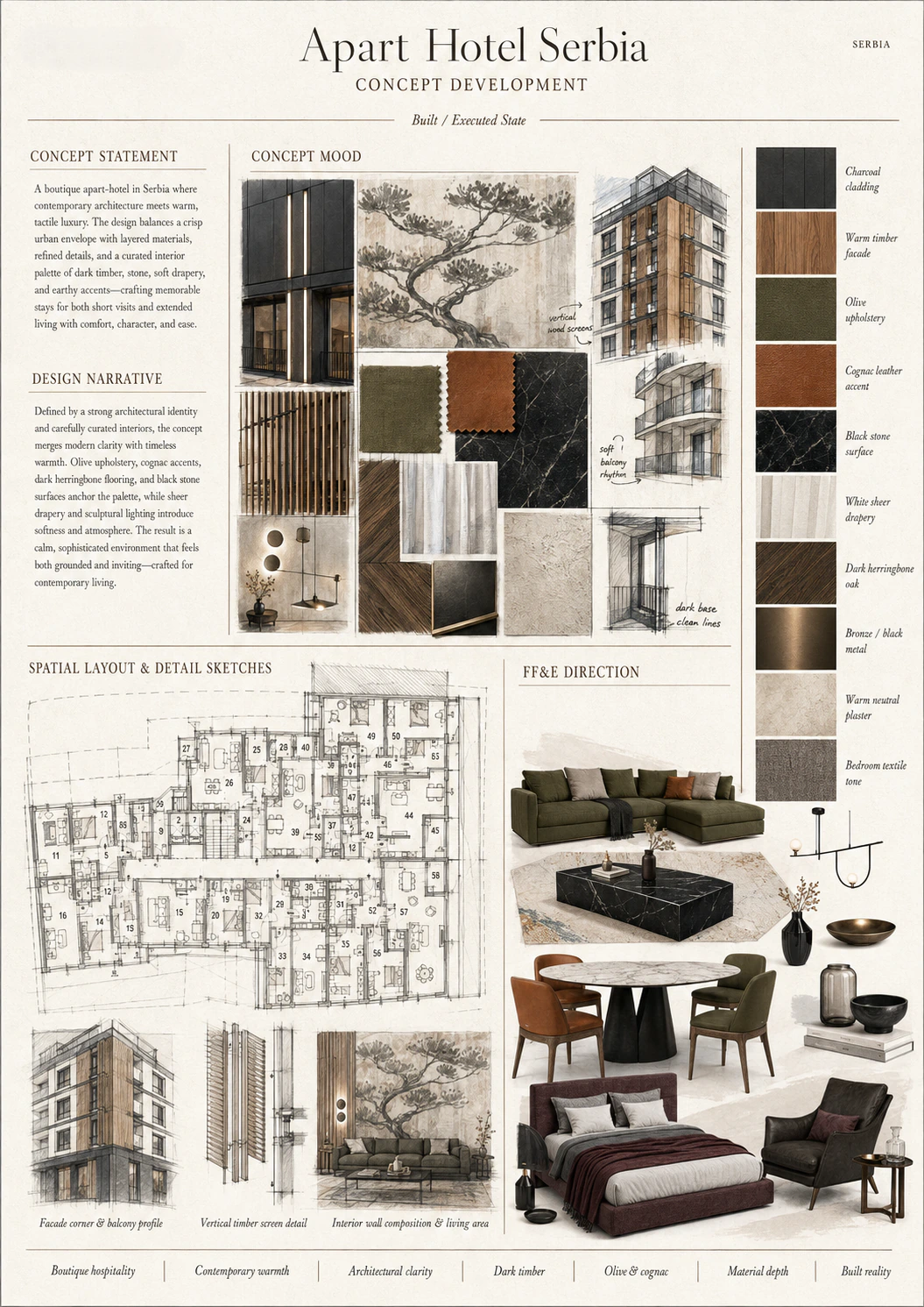 Apart Hotel Serbia — Concept Development